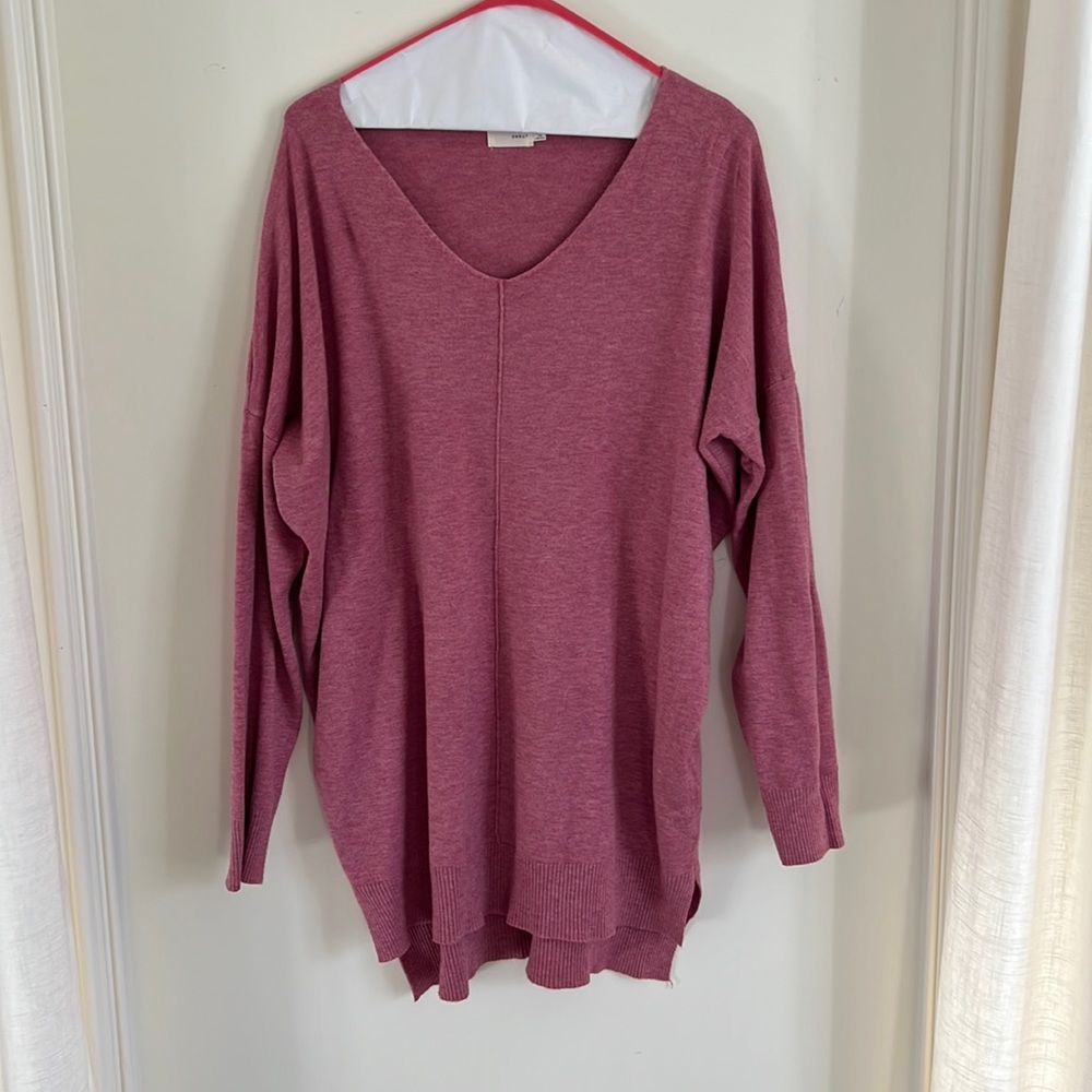 Pink oversized sweater